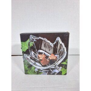 Vintage Studio Nova Maple Leaf Candy‎ Bowl  5 1/2" New In Box
